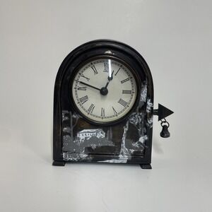 Prestige Quartz Mantel Clock Roman Numerals Arrow Accent Bell Vintage India
